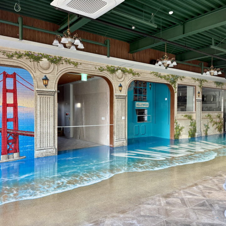 카페건물인테리어벽화02