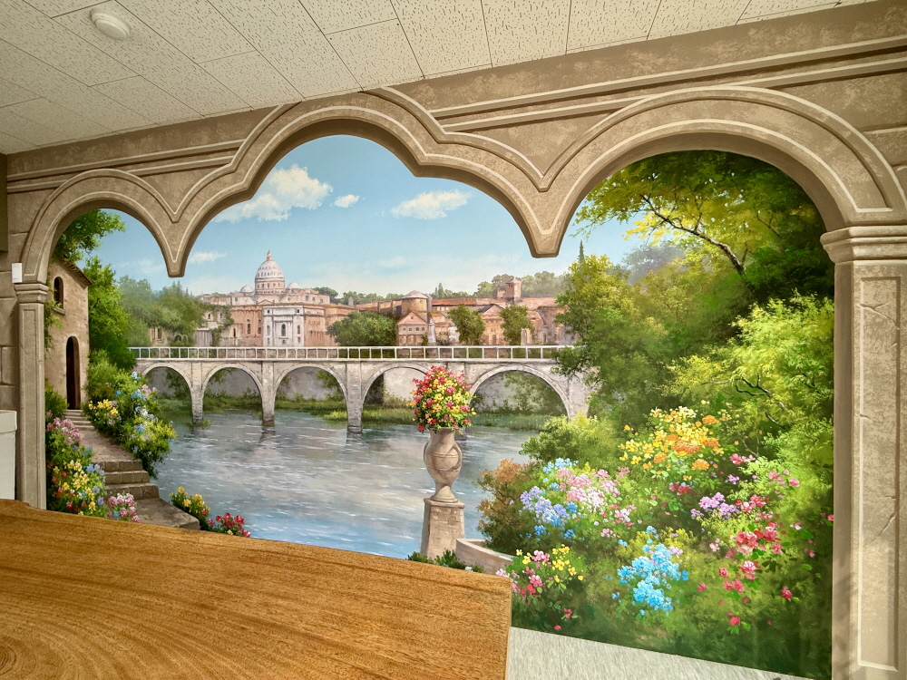 사무실인테리어벽화2