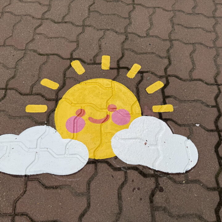 홈 초등학교바닥벽화12